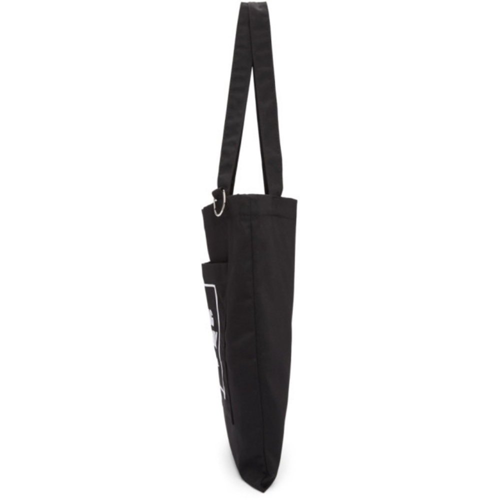 Opening Ceremony Logo Tote Bag Black Brand New With Tag Made In USA 100% Cotton - Picture 2 of 7